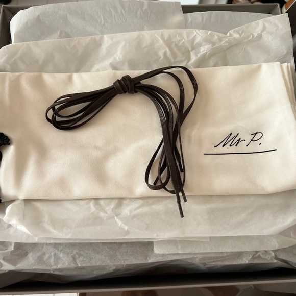 MR P. Jacques Suede-Trimmed Glossed-Leather Boots UK 12 - Picture 11 of 11